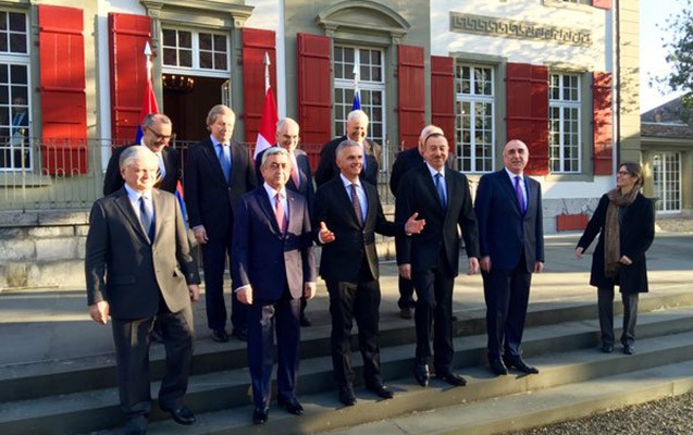 &ldquo;İlham Əliyevlə Sarkisyan g&ouml;r&uuml;şd&uuml; - Fotolar