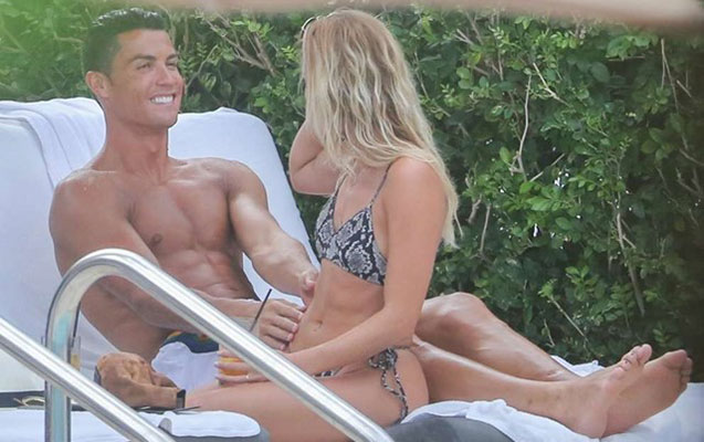 “Ronaldo yeni sevgilisi ilə istirahətdə -  Fotolar