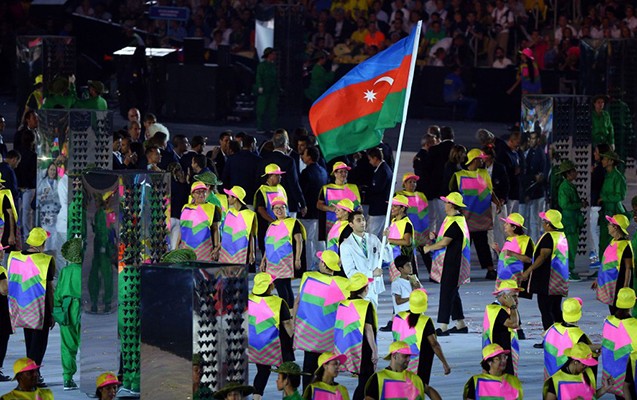 “Rioda Azərbaycan bayrağı... -  Fotolar