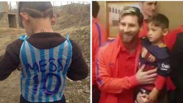 “Messi 6 yaşlı Murtaza ilə meydana çıxdı - Video