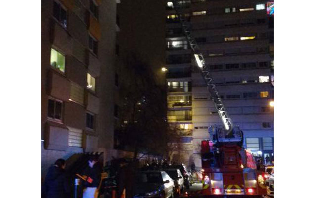 Parisdə güclü yanğın olub