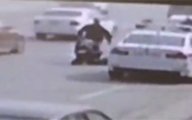 Yol polisinin saxladığı sürücü öldü - Bakıda + Video