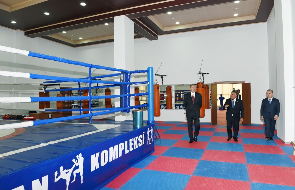 Azərbaycanda yeni İdman Kompleksi a&ccedil;ıldı 