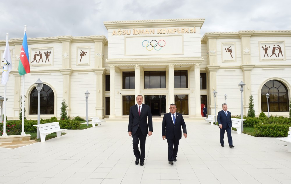 Azərbaycanda yeni İdman Kompleksi a&ccedil;ıldı 