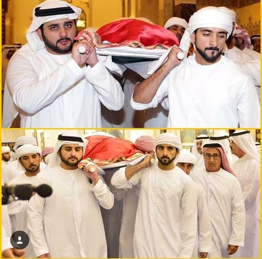 Dubay şeyxinin oğlu dəfn edildi - Fotolar