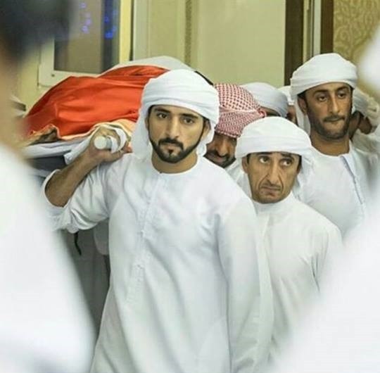 Dubay şeyxinin oğlu dəfn edildi - Fotolar