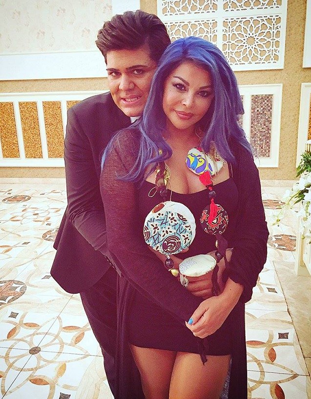 Kazımova prod&uuml;serin qardaşının toyunda - Fotolar