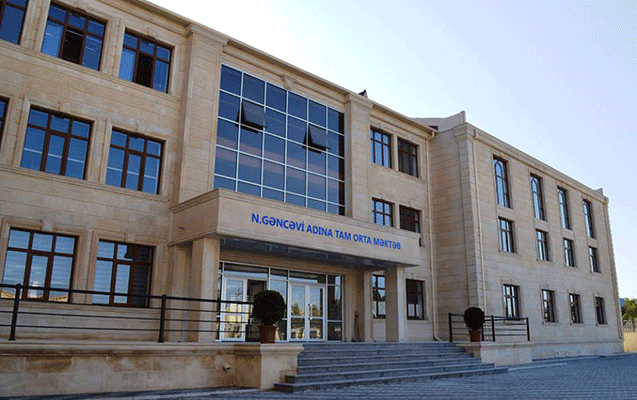 Şəmkirdə yeni məktəbin açılışı oldu -  Fotolar