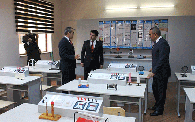 Şəmkirdə yeni məktəbin açılışı oldu -  Fotolar