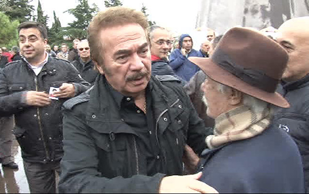 Aktyorun dəfn mərasimindən - Fotolar