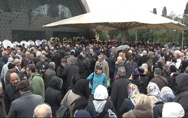 Aktyorun dəfn mərasimindən - Fotolar