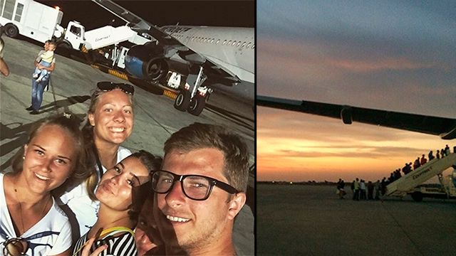 Təyyarə qəzasında &ouml;lənlərin son - Fotoları...