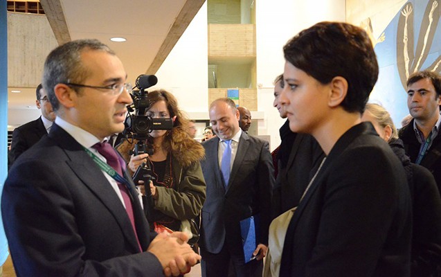 Azərbaycanın təhsil naziri fransalı həmkarı ilə görüşüb