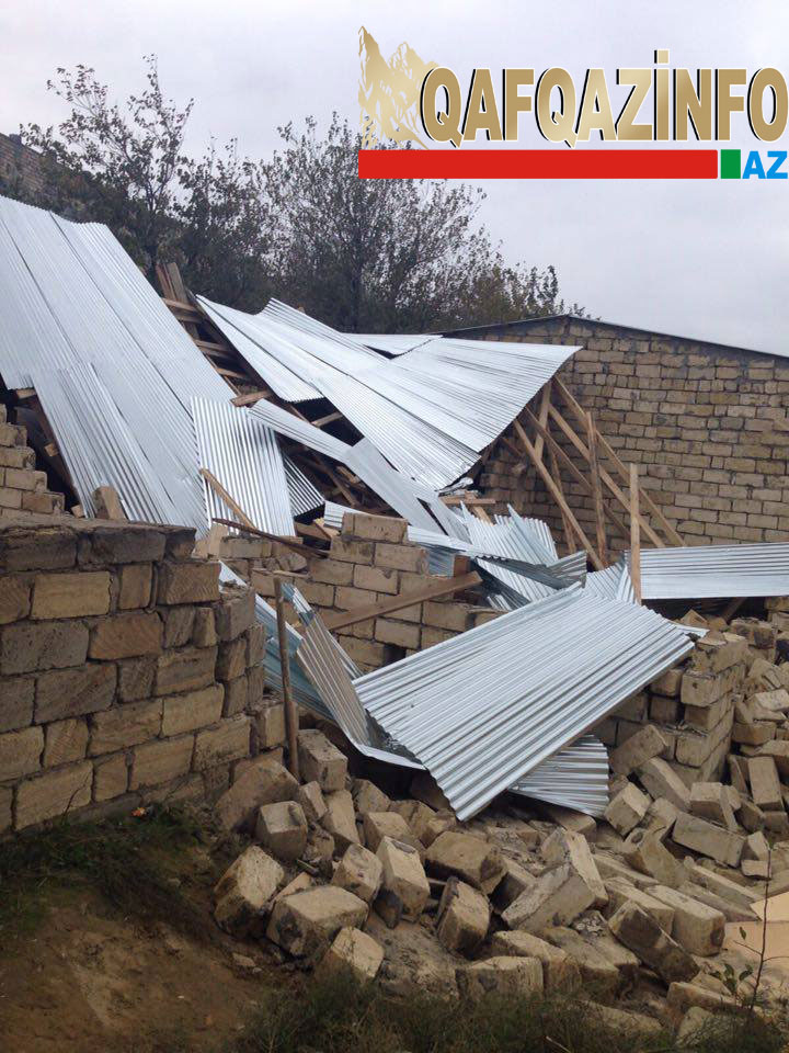 Binəqədi sakinini döyüb, evini sökdülər  -  Fotolar