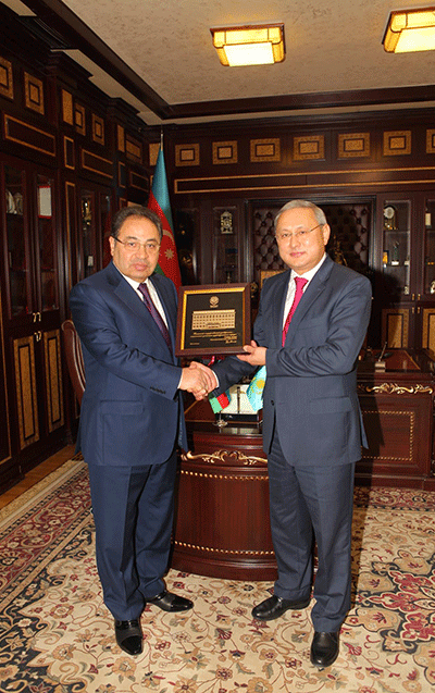 Qazaxıstan səfiri BDU-da -  Fotolar