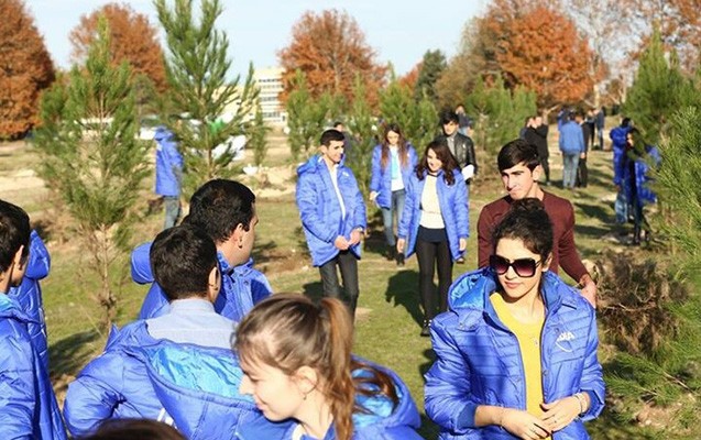 10 min ağac əkiləcək -  Gəncədə