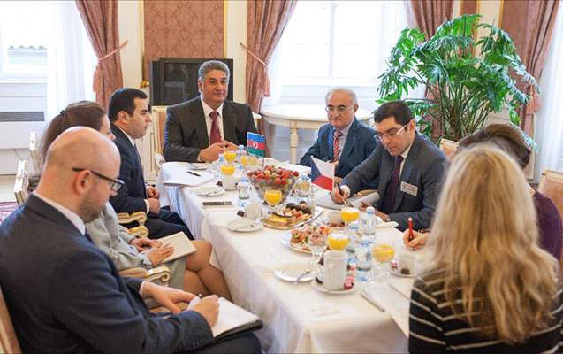 Azad Rəhimov Çexiyalı həmkarı ilə görüşdü