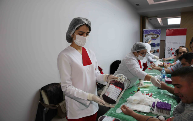 &ldquo;Bir damla qan-qurtarılan bir can&rdquo; - Fotolar