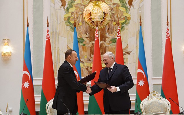 Azərbaycan və Belarus 4 sənəd imzaladı - Fotolar