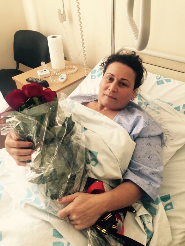 Ruhi yaralı neftçilərə baş çəkdi -  Fotolar