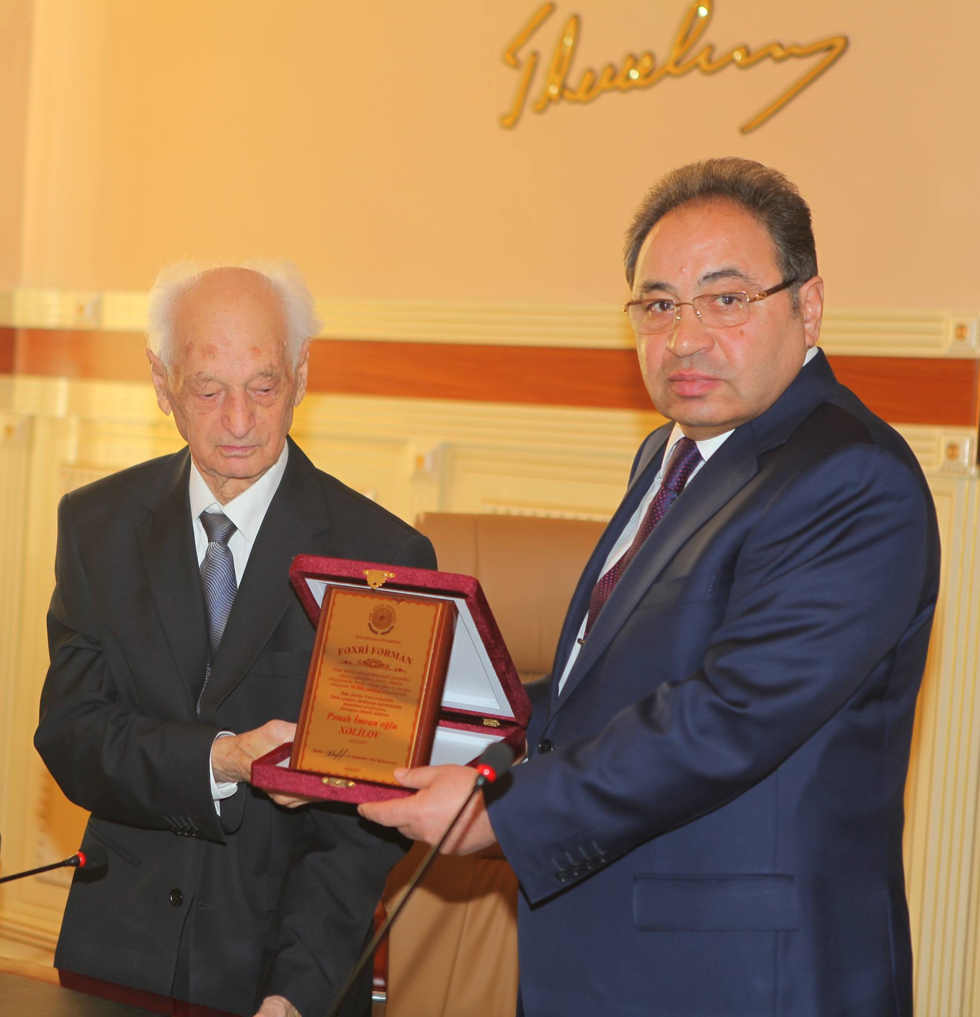 Professorun 90 illiyi qeyd olundu