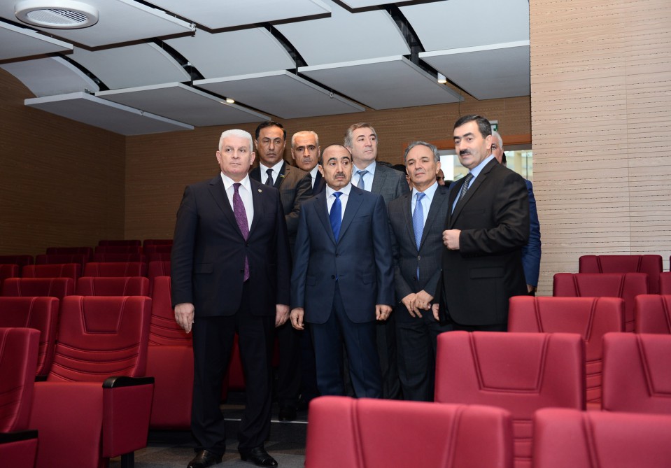 Xəzər TV-nin yeni binası - Prezident köməkçisi açılışda+Fotolar