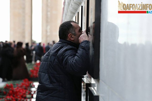 Şəhidlərin qohumları bu g&uuml;n... Fotosessiya