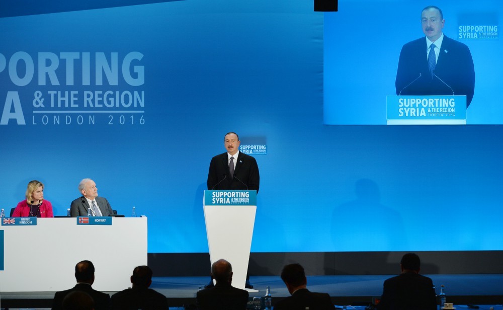 &ldquo;Biz Suriya qa&ccedil;qınlarının halına &ccedil;ox acıyırıq&rdquo; - Prezidentin &ccedil;ıxışının videosu