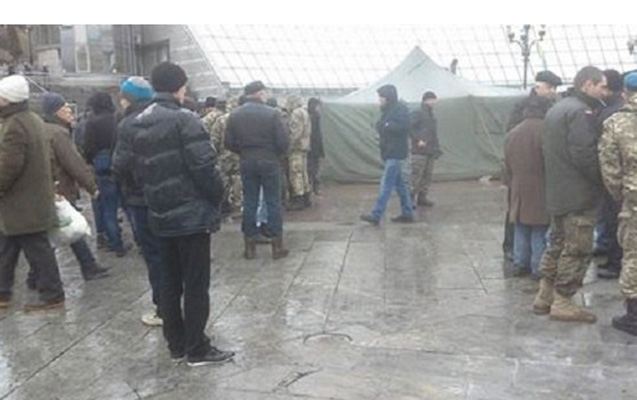 Ukraynalılar yenidən “Maydan”da -  Toqquşma yaşandı