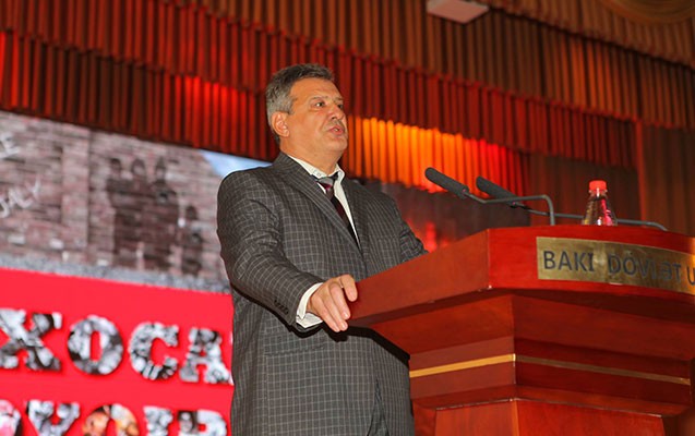 Xocalıya uçan pilot tələbələrlə görüşdü  -  Fotolar