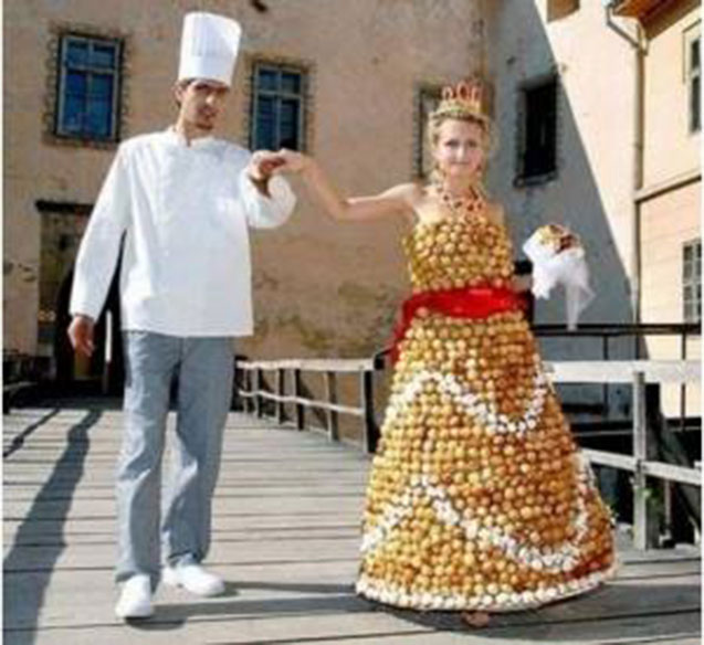 Ən qəribə gəlinlər - Fotolar