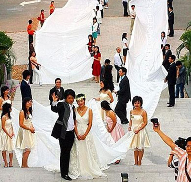 Ən qəribə gəlinlər - Fotolar