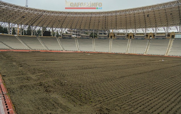 &ldquo;Respublika stadionu &uuml;&ccedil;&uuml;n 12 min ton torpaq gətirilib&rdquo; - Fotolar