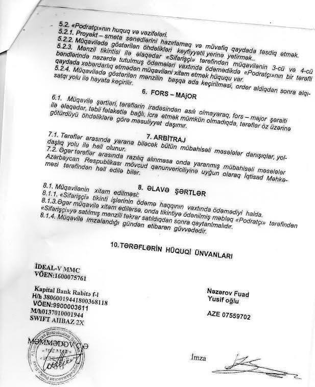 Tikinti şirkəti müştərilərin başına oyun açır - İdeal qalmaqal