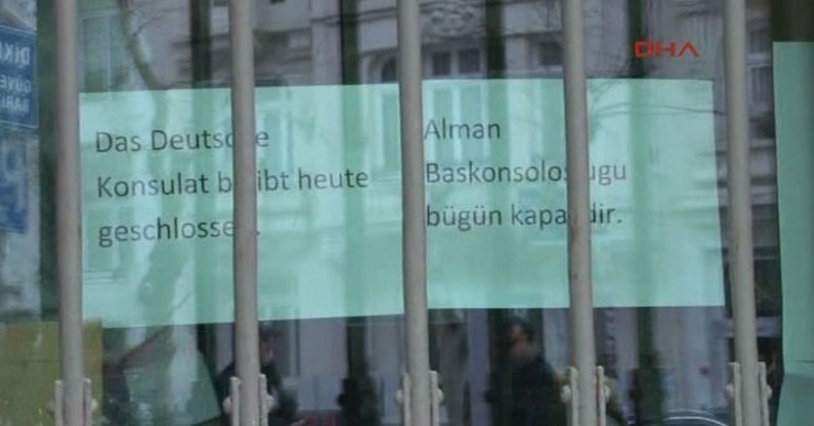 Almaniyanın T&uuml;rkiyədəki səfirliyi bağlandı - Terror ehtimalı var