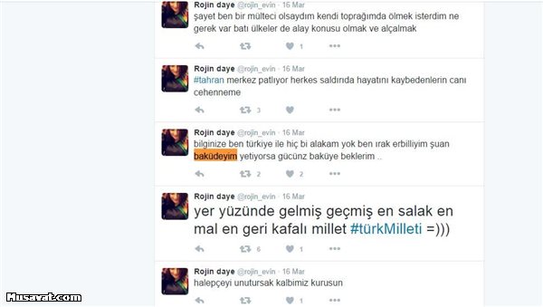 &ldquo;&Ouml;z&uuml;m&uuml; Bakıda partlatmaq istəyirəm&rdquo; - PKK tərəfdarı