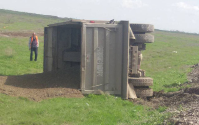 Biləsuvarda yol qəzası - Fotolar