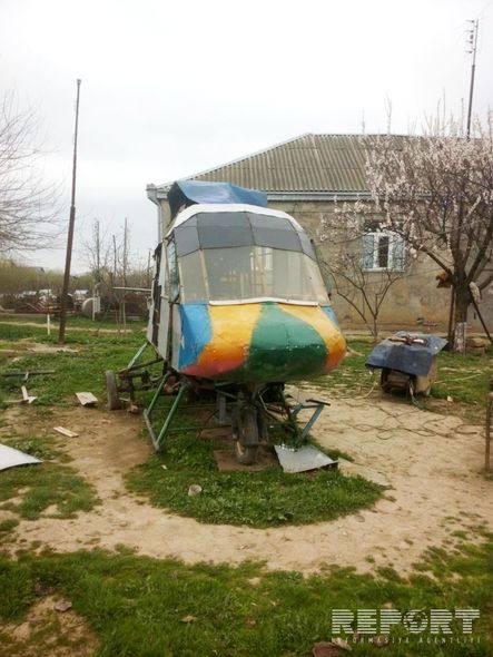 Qusar sakini helikopter hazırladı -  Fotolar+Video