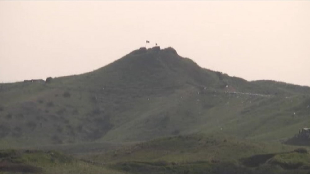 Xarici jurnalistlər cəbhədə - Fotolar