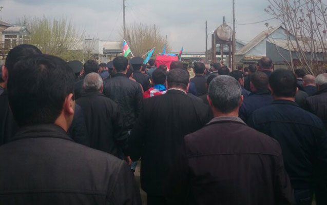 Şəhidimiz dəfn olunur - Goranboyda + Fotolar