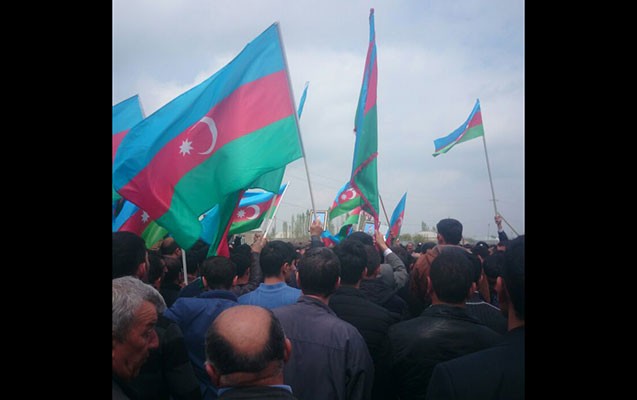 Şəhidimiz dəfn olunur - Goranboyda + Fotolar Şəhidimiz dəfn olunur - Goranboyda + Fotolar