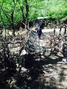 Kəndin rayonla əlaqəsi kəsilib -  Lerikdə selin nəticəsi+Fotolar