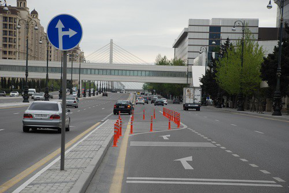 Heydər Əliyev prospektində yenilik - Fotolar