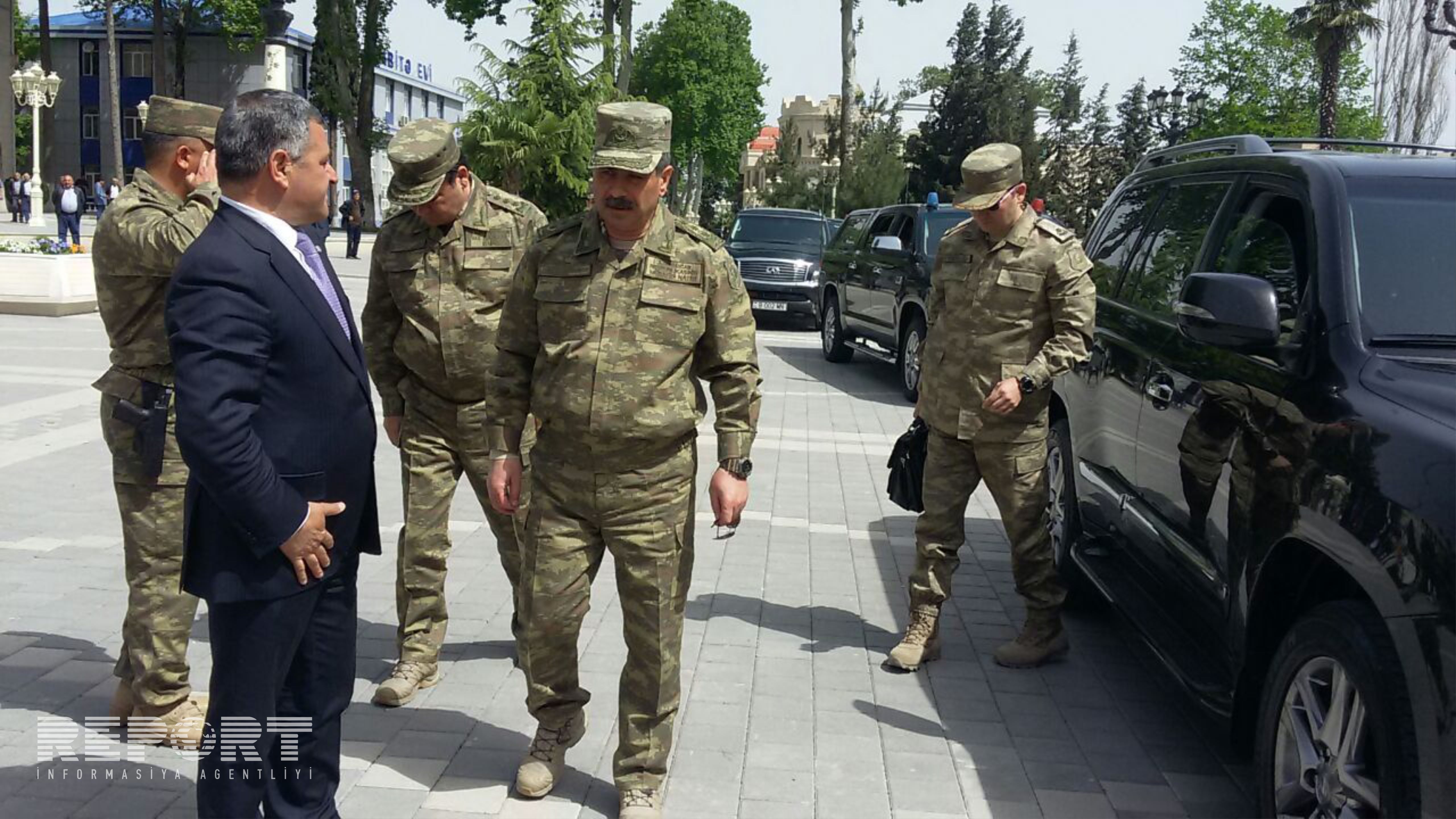 M&uuml;dafiə naziri Tərtərə getdi - Fotolar