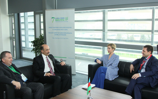 Qarayev Bianchinini qəbul etdi - Fotolar