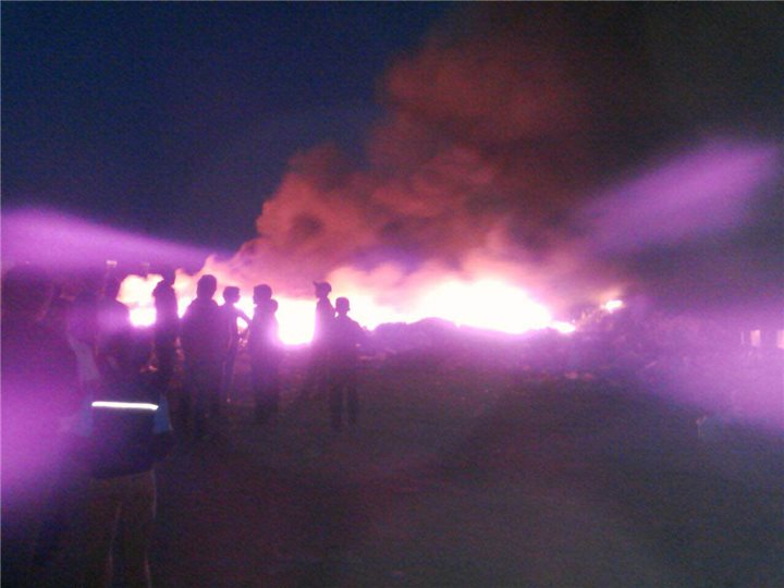 Bakıda güclü yanğın başladı  -  Evlər təhlükədə+Fotolar Bakıda güclü yanğın başladı  -  Evlər təhlükədə+Fotolar
