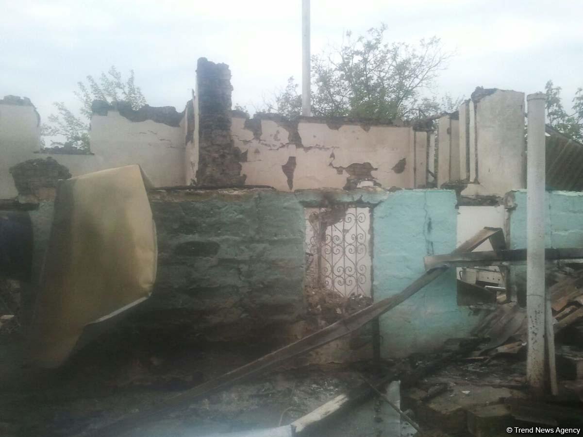 Ağcabədinin Qaraxanlı kəndində erməni təcav&uuml;z&uuml; - Fotolar