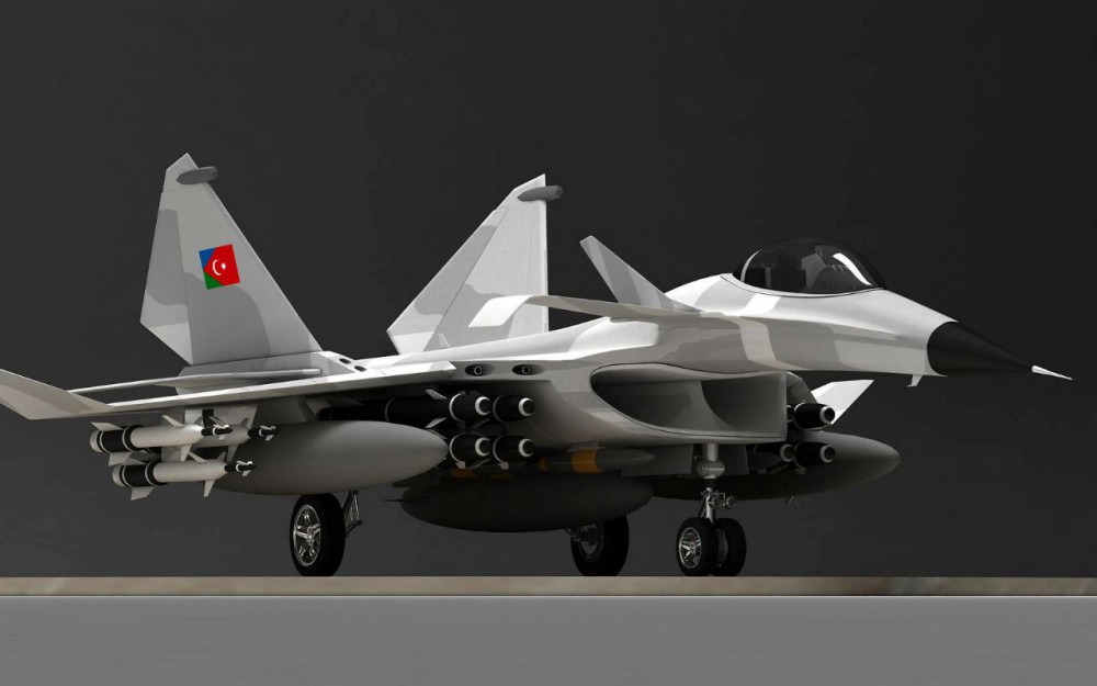 Azərbaycan &uuml;&ccedil;&uuml;n milli hərbi təyyarə - Fotolar