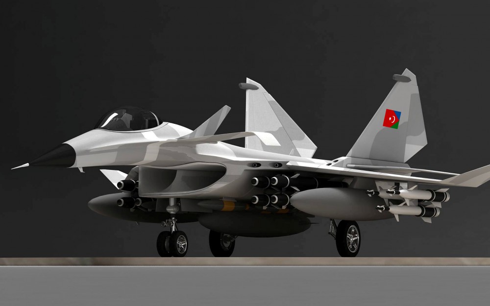 Azərbaycan &uuml;&ccedil;&uuml;n milli hərbi təyyarə - Fotolar