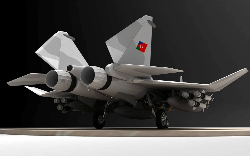 Azərbaycan &uuml;&ccedil;&uuml;n milli hərbi təyyarə - Fotolar